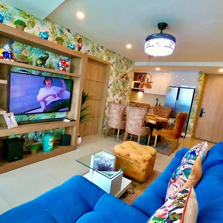 Apartamento Jacuzzi- Apartamento De Lujo 2br 35 Piso Vista Al Mar *